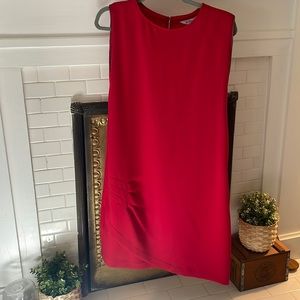 BCBGENERATION Cerise Side Seam Zip Cocktail Dress